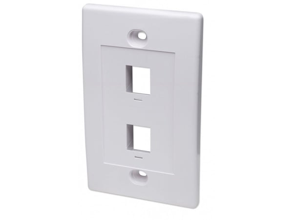 Intellinet 163293, Hvid, Konventionel, Universel, Keystone modul, 70 mm, 114 mm