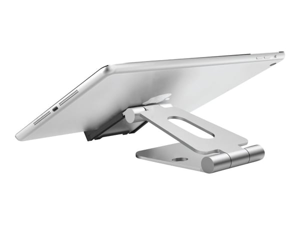 desire2 Rotatable Stand - Skrivebordsstativ for mobiltelefon, nettbrett - fra 4" til 10" - sølv