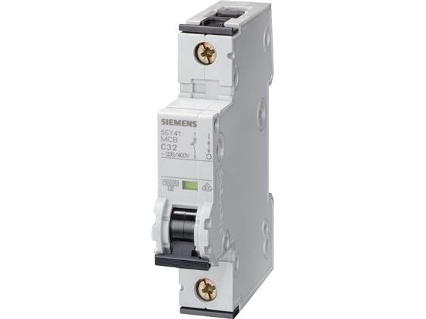 Siemens 5SY4106-8, Dvärgbrytare, IP20, 400 V