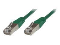 MicroConnect - Verkkokaapeli - RJ-45 (uros) - RJ-45 (uros) - 5 m - FTP - CAT 6 - vihreä