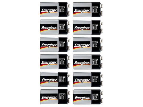 Energizer Industrial EN22 - Batteri 12 x 9V - Alkalisk - 625 mAh - Storbritannia
