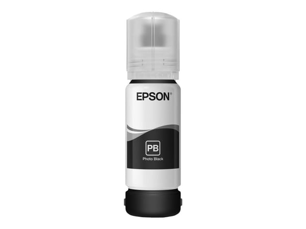 Epson 106 - 70 ml - foto-svart - original - svart - bläcktank - för EcoTank ET-7700, ET-7750, L7160, L7180; Expression Premium ET-7700, ET-7750