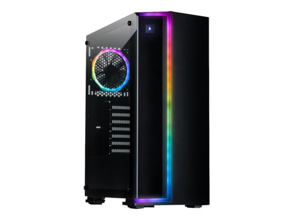 Inter-Tech S-3906 Renegade, Tower, PC, Musta, ATX, ITX, mikro ATX, Pelaaminen, Multi