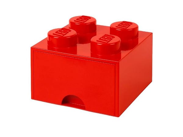 Lego Brick laatikko 4 punainen