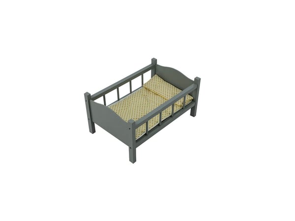 Wooden Doll Bed | For Dolls Up To 40 Cm | Doll Crib