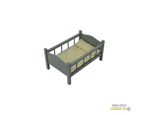 Wooden Doll Bed | For Dolls Up To 40 Cm | Doll Crib