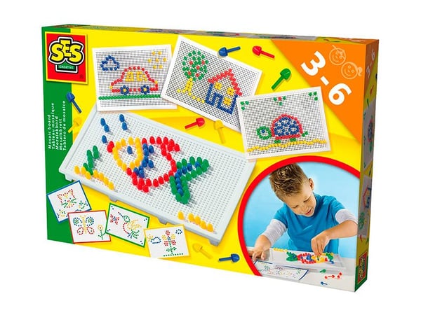 SES Creative Mosaik plade og søm - mosaiikki ja sormi