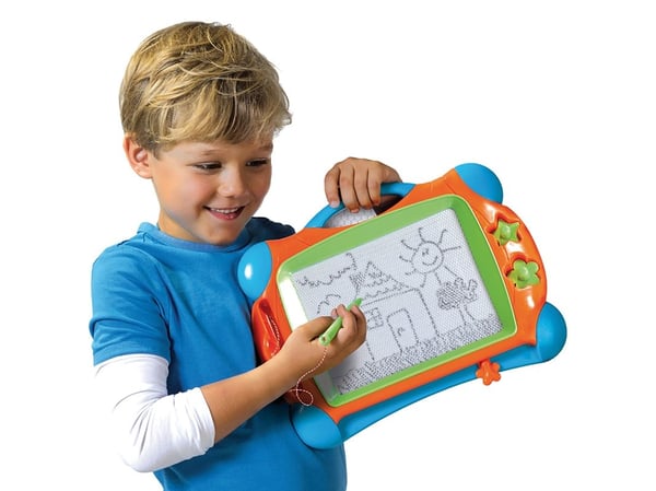 SES Creative 14646, Barnas magnetiske tegnebrett, 3 år, Blå, Grønn, Oransje