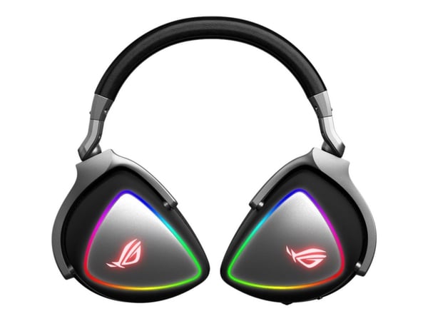 ASUS ROG Delta - Headset - fullstorlek - kabelansluten - USB, USB-C - för 15; ROG Strix G15; ROG Zephyrus G14; TUF Gaming F15; F17; TUF505; ZenBook...