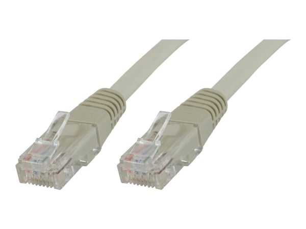 MicroConnect - Nettverkskabel - RJ-45 (hann) til RJ-45 (hann) - 0,5 m - UTP - CAT 6 - halogenfri - grå