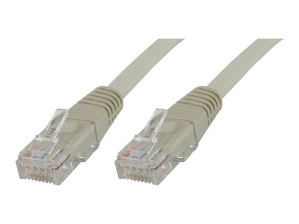 MicroConnect - Nettverkskabel - RJ-45 (hann) til RJ-45 (hann) - 30 m - UTP - CAT 6 - halogenfri - grå