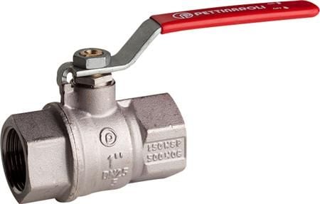Pettinaroli 3/4" TEA kuglehane med standardgreb, muffe/muffe Pettinaroli 3/4" TEA kuglehane med standardgreb, muffe/muffe