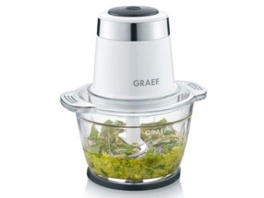 Graef CH501EU, 1 l, Vit, Glas, Rostfritt stål, Knappar, 500 W