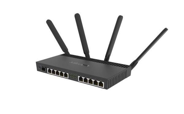 MikroTik RB4011iGS+5HacQ2HnD-IN - Trådløs ruter 10GbE - Wi-Fi 5 - Dobbeltbånd
