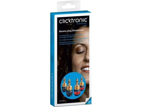 ClickTronic 52546, banaanipistoke, kultainen, 152 g, -20 - 60 °C, 4 kpl