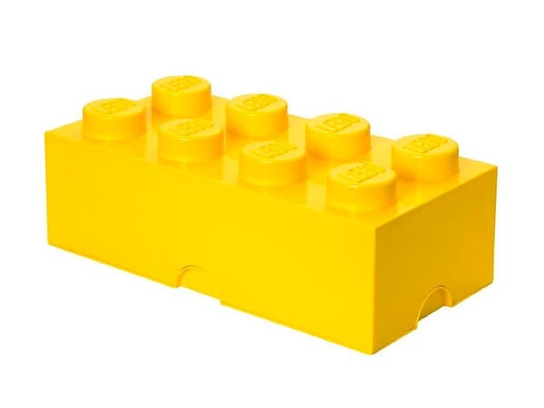 LEGO Storage Brick 8 - Lagerboks - lysegul