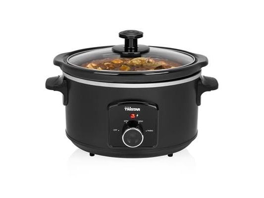 Tristar VS-3915, 3,5 l, Svart, Rotations-, 4 personer, Rostfritt stål, Glas