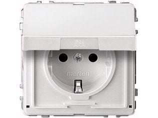 Merten MEG2310-7260, CEE 7/3, CEE 7/4, Alumiini, 250 V, 16 A