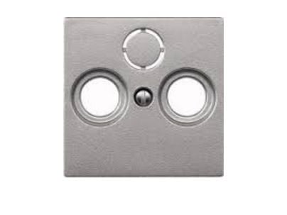 Merten 297560, Gjuten aluminium, Termoplast, Varje varumärke, 1 styck