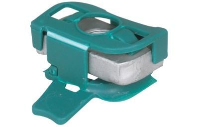 WALRAVEN Strut M10 skydemøtrik med plasttapper, passer til Strut 41x41/21 BUP DIN 976-1 kvalitet elforzinket