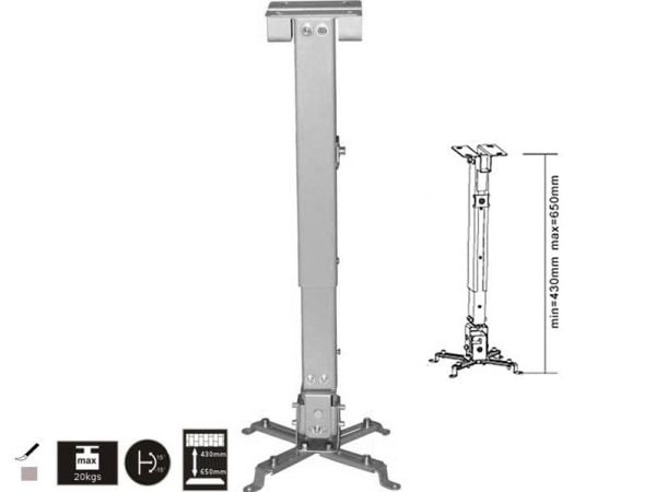 MACLEAN MC-581 Maclean MC-581 Universal takprojektor Skjermmonteringsbrakett
