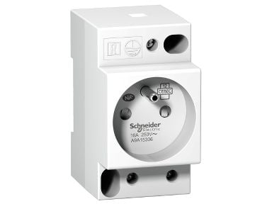 Schneider Electric A9A15306, 2P+E, Valkoinen, IP40, REACh IEC 60884-1 NF C 15-100 NF C 61-314 IP40 IP20 IK03, 250 V, 50 - 60