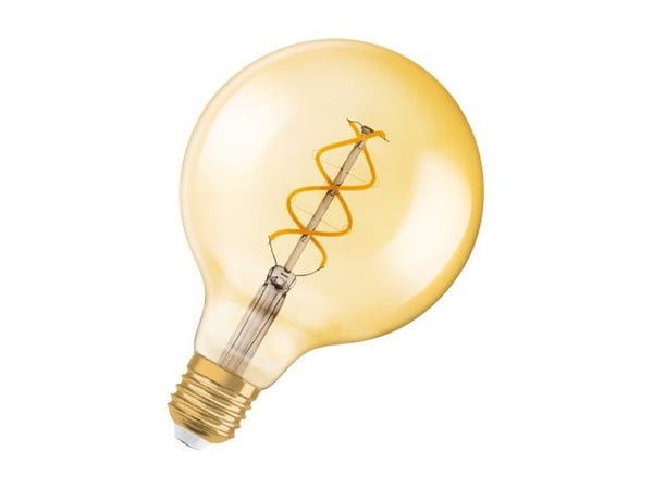 OSRAM Vintage 1906 - LED hehkulamppu - muoto: G125 - E27 - 5 W (vastaa 25 W) - luokka G - lämmin mukavuusvalo - 2000 K