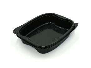 Bakke Bistro 700 ml 190x155x41 mm PP sort,6 ps x 50 stk/krt