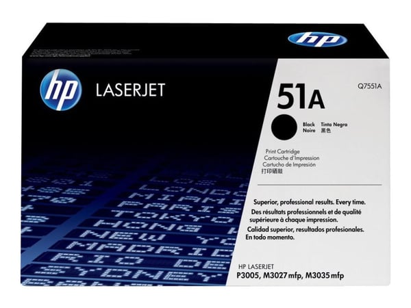 HP 51A, alkuperäinen musta LaserJet-värikasetti, 6500 sivua, Musta, 1 kpl