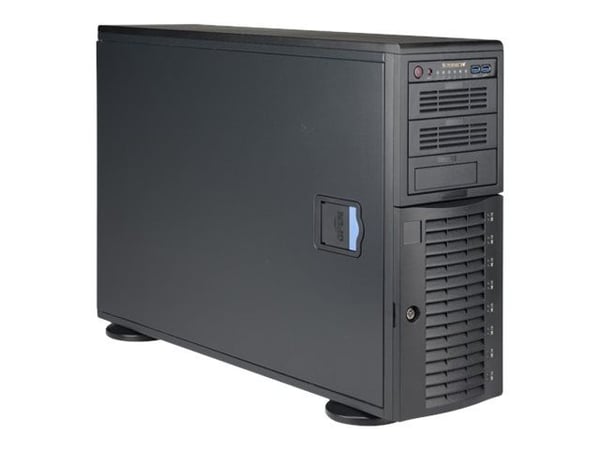 Supermicro SuperServer 7049A-T - Server - tower 4U - 2-vägs - ingen CPU - RAM 0 GB - SATA - hot-swap 3.5" vik/vikar - ingen HDD - AST2500 - Gigabit...