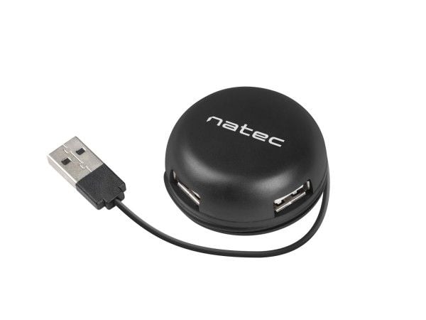 NATEC Bumblebee, USB 2.0, USB 2.0, 480 Mbit/s, Musta, 0,15 m, Windows 10,Windows 7,Windows 8