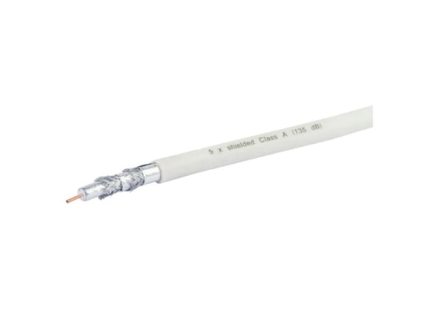 Schwaiger KOX13525 052, 25 m, Hvit