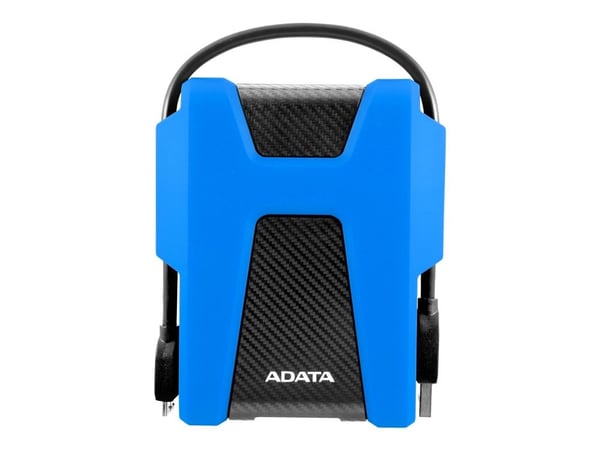 ADATA HD680 - Harddisk - kryptert - 1 TB - ekstern (bærbar) - USB 3.1 - 256-bit AES - blå