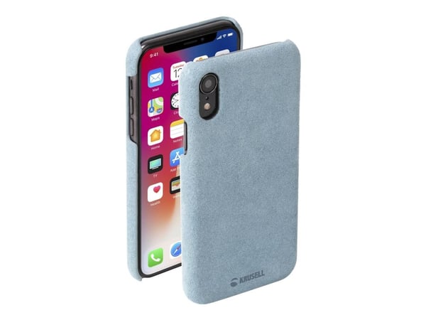 Krusell Broby - Baksidesskydd för mobiltelefon - ljusblå - för Apple iPhone XR