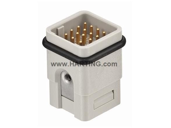 Industrikontakt Amphenol C146 09120213001 HARTING - innhold: 1 stk pinninnsats (hann)