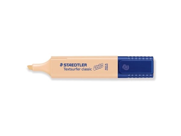 Tekstmarker Staedtler 364 pastel fersken Textsurfer Classic - (10 stk.)