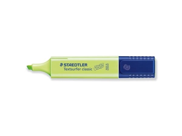 Tekstmarker Staedtler 364 pastel lime grøn Textsurfer Classic - (10 stk.)