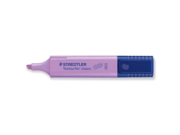 Tekstmarker Staedtler 364 pastel lys lilla Textsurfer Classic - (10 stk.)