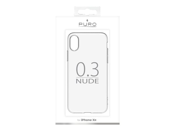 PURO 03 Nude, Suojus, Apple, iPhone Xr, 15,5 cm (6.1"), Läpinäkyvä