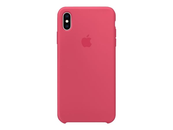 Apple - Baksidedeksel for mobiltelefon - silikon - hibiskus - for iPhone XS Max