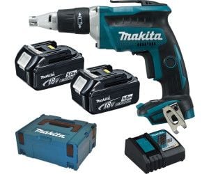 Makita DFS452RTJ - Skrutrekker - trådløs - 1/4" sekskantspor - 2 batterier - 18 V