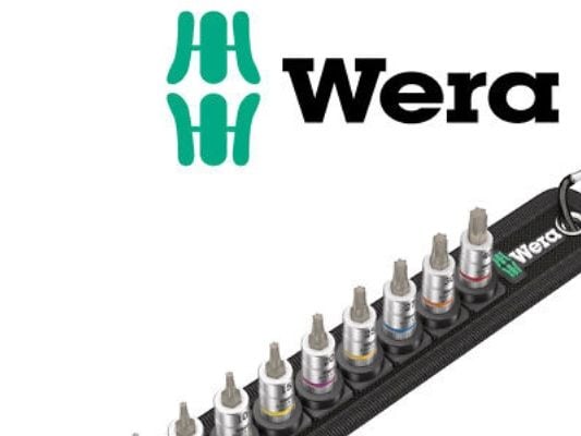 Wera Socket rail B, 3/8", 9 hoder, 450 mm, 120 mm, 84 g