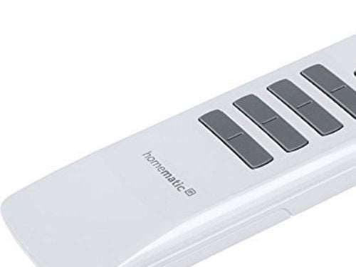 Homematic IP 142307A0, Smarthjemmeenhet, RF kabel-fri, Trykknapper, IP20, Hvit
