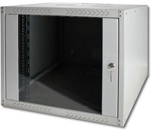 DIGITUS SoHoline DN-19 07-U-EC - Skap - veggmonterbar - grå, RAL 7035 - 7U - 19"