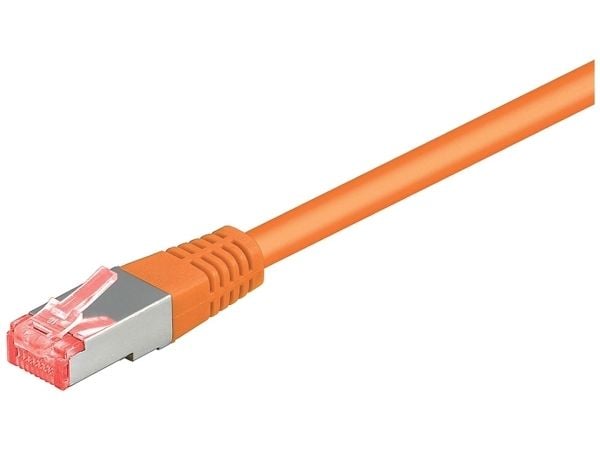Goobay CAT 6-5000 SSTP PIMF 50.0m, 50 m, Oransje