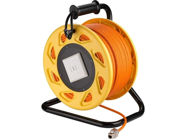 Goobay 58938, 90 m, Cat7a, S/FTP (S-STP), RJ-45, RJ-45, Oransje