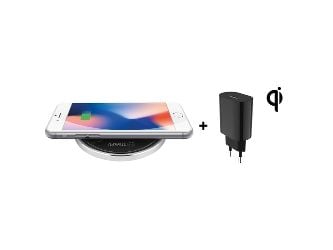 Terratec ChargeAIR dot!, Innendørs, DC, 9 V, 2 A, Trådløs lading, 1 m