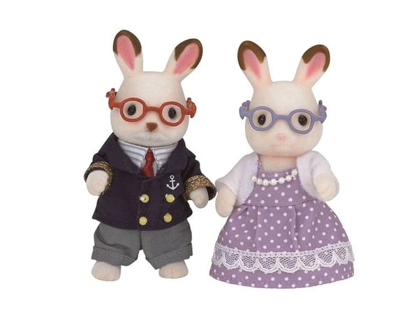 Sylvanian Families Chocolate Rabbit Grandparents