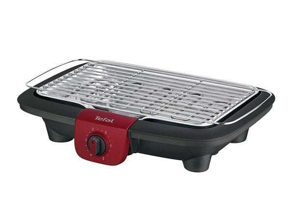 Tefal BG90E5, Svart, Röd, Termoplast, Bordsskiva, Rotations-, Galler, 368 mm