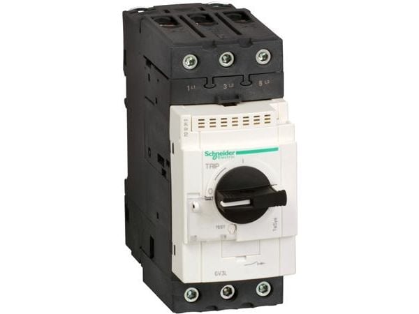 Schneider Electric GV3L50, Motorstartare, Svart, 50/60 hz, -20 - 60 ° C, -40 - 80%, 55 mm